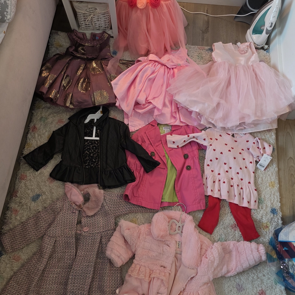 Pink and Red Kids Costume Dress